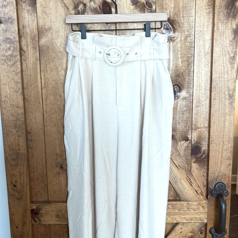 High waisted Wide leg pants